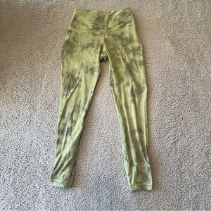 [RARE] NWT Lululemon Align Pant 25" *Diamond Dye Vista Green Medium Olive Size 6